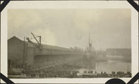 SS Carmania in de haven van Liverpool, 1914